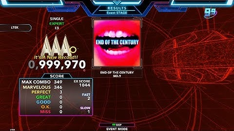 [SM5/DDR] END OF THE CENTURY Expert 13 999,970 PFC