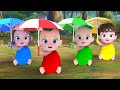 Color Umbrella! | Rain Rain Go Away Babies Song Nursery Rhymes | Baby & Kids Songs