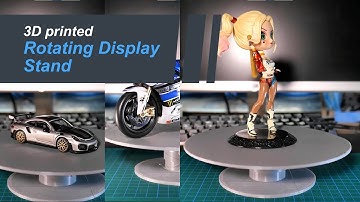 3D printed Rotating Display Stand for product photography and videography