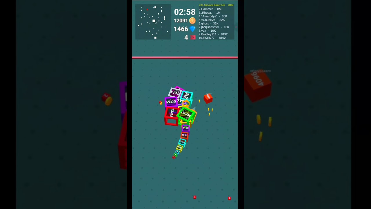 😱🔥 Top Score | Bangladesh 🇧🇩 ,268 MILLION Part 02 - in Cube Arena 2048 😱🔥 January 17January 17, 2026