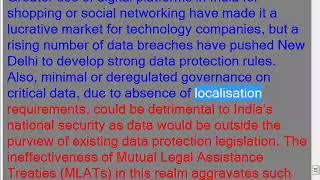 What does Data Localization mean?Highlights of Srikrishna panel report.