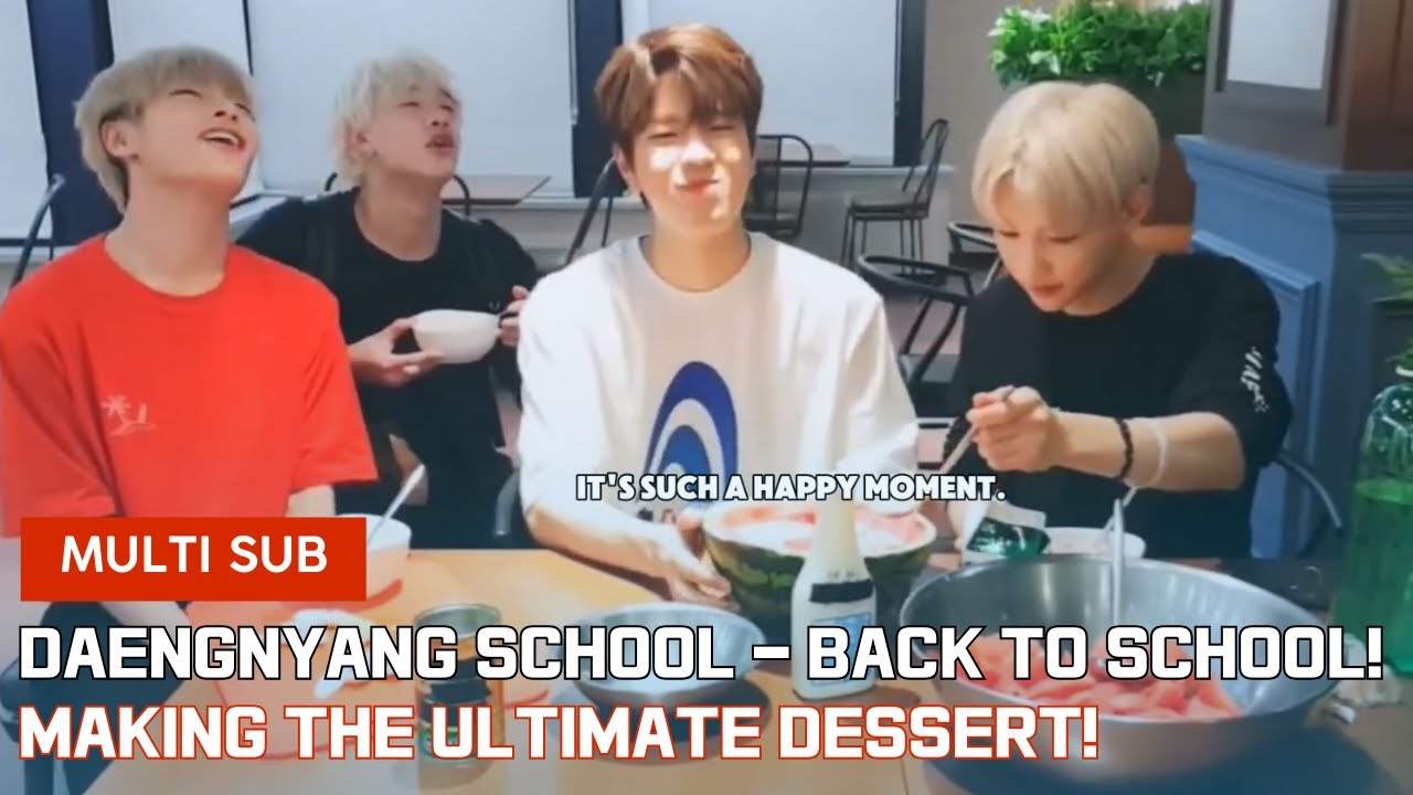 DaengNyang School  - Back to School - Making the Ultimate Dessert! (2019-06-14)