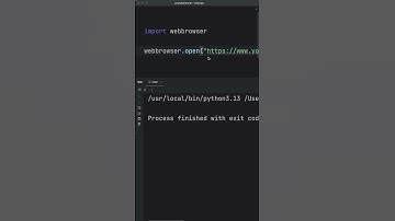 webbrowser Module You Should Know IN Python #coding #python