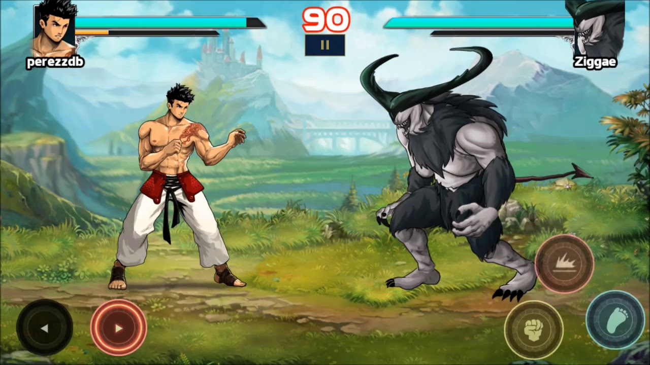 Mortal battle Street Fighter android game first look gameplay español