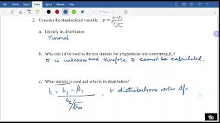 StatCh15.2 Inferences of Slope Worksheet Video Solutions