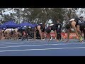 Men’s 100m at Canberra Track Classic 2020