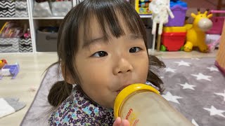 【赤ちゃんごっこ】撮影のようす！ほのちゃんとりんちゃんはミルク大好き！？やっぱり赤ちゃんになりたい！　1歳　4歳　Vlog