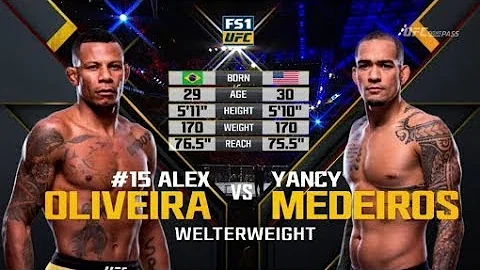 UFC 218 Alex Oliveira vs Yancy Medeiros | Best UFC...