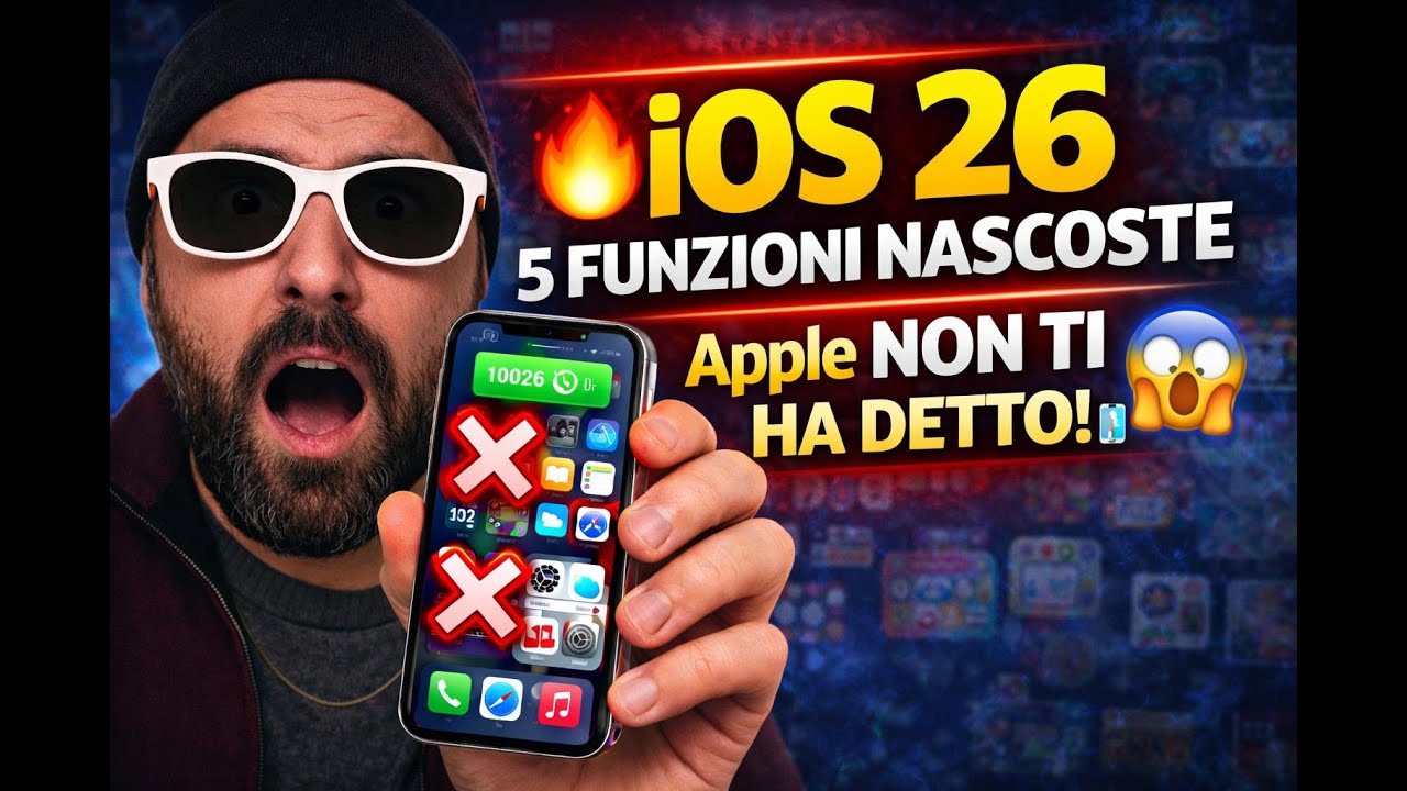 🔥 iOS 26: 5 FUNZIONI NASCOSTE che Apple NON TI HA DETTO! 😱📱