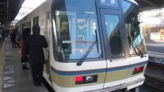 JR西日本 221系 B19編成 普通 野洲行き 膳所駅 20160208