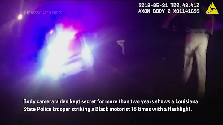 Body cam video of Louisiana troopers arresting Aar...