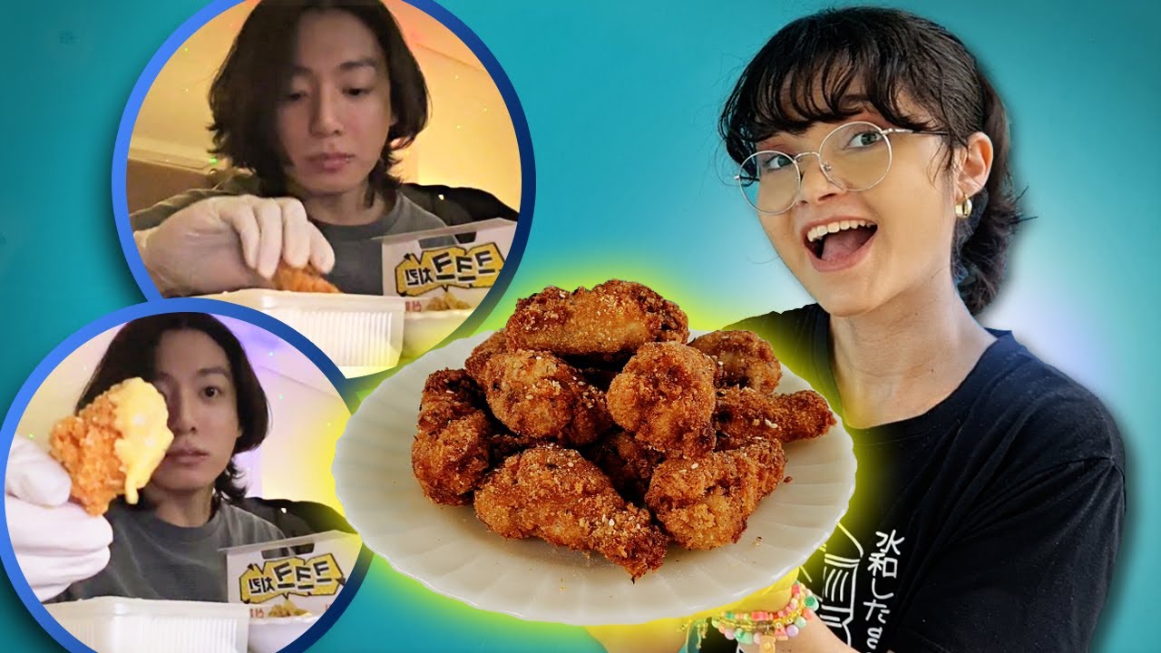 FIZ O FRANGO FRITO DA LIVE DO JUNGKOOK DO BTS (FICOU BOM?) | Frost!