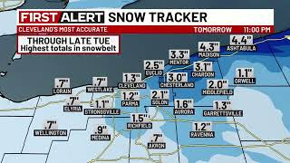19 First Alert Day Tuesday: Very cold with lake-effect snow