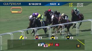 Gulfstream Park August 16, 2019 Race 4