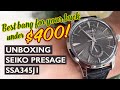 Unboxing Seiko Presage SSA345J1