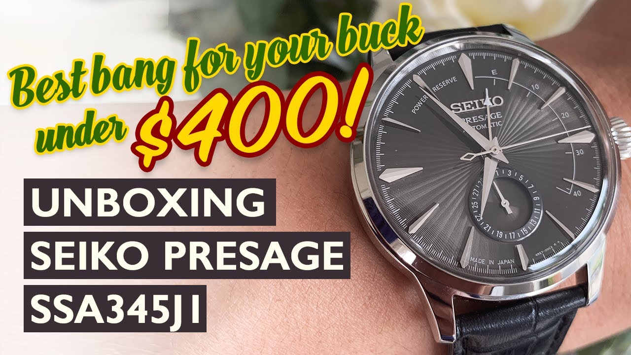 Unboxing Seiko Presage SSA345J1 - YouTube