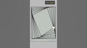 How to create a simple spiral pattern with lines / #Doodle Art