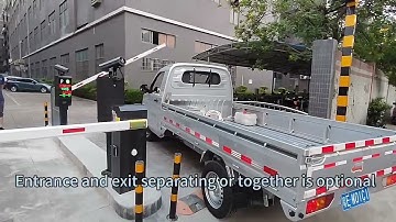 Smarter Traffic Management System  #ZhanJiang #LicensePlateRecognition   #AutomaticBoomBarrier