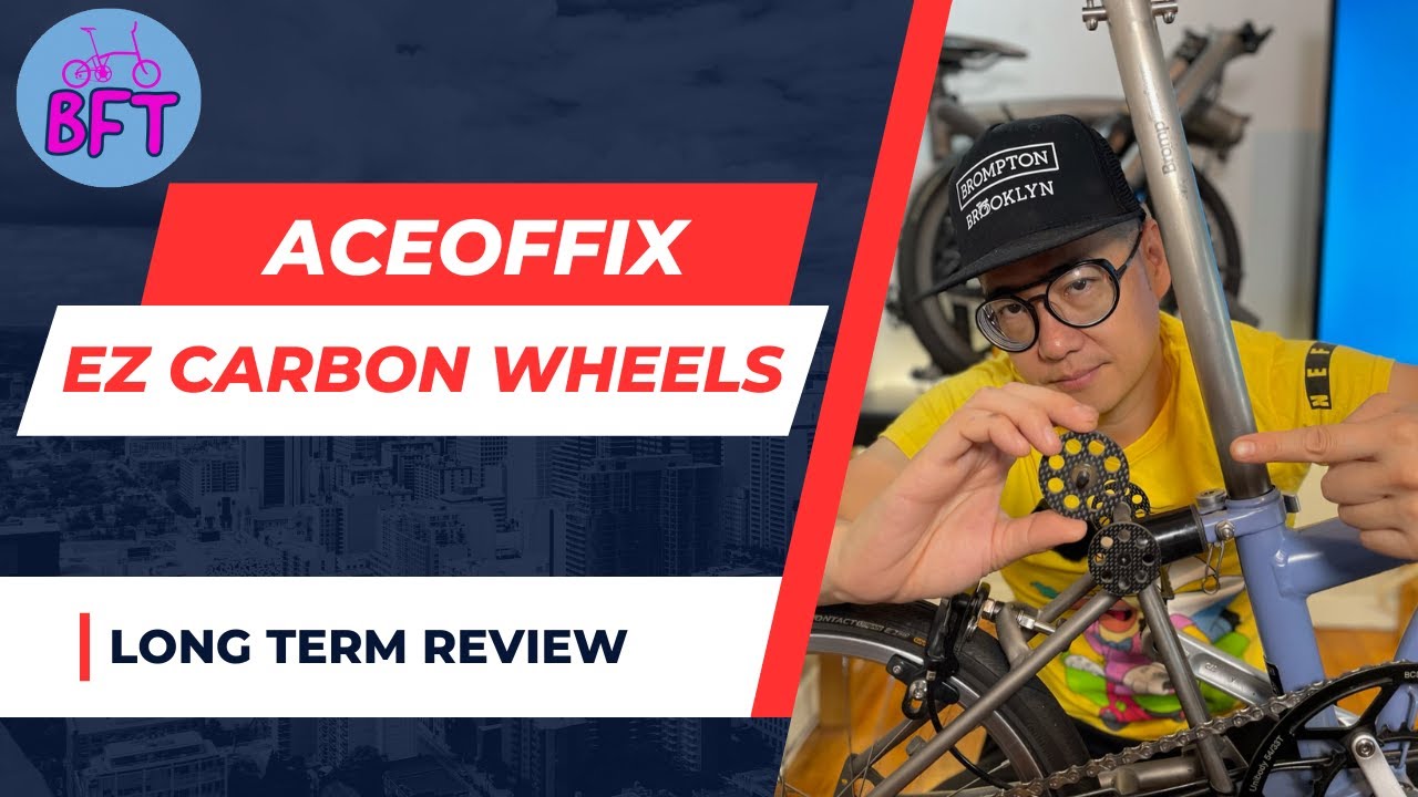 Brompon Aceoffix Carbon Fiber EZ Wheels Long Term Review.  Must Watch Before Buying!