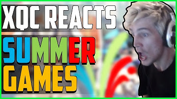 xQc REACTS TO SUMMER GAMES UPDATE (2018) | xQcOW