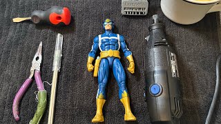 Increasing butterfly articulation on Marvel Legends “Vulcan” buck while keeping shoulder stability