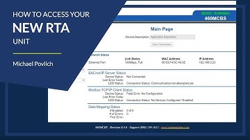 How to access your new Real Time Automation Unit