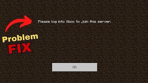 Please log into XBOX to join this server | Minecraft error in mcfleet