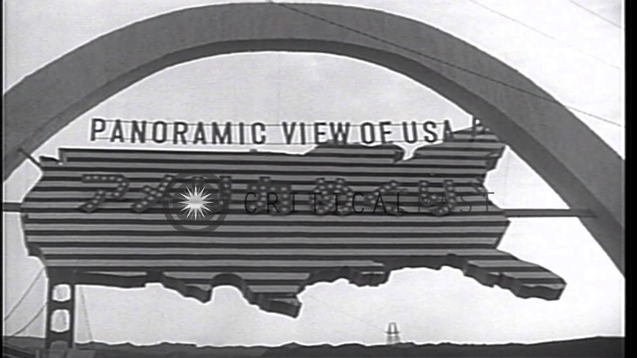 Japanese and Americans learn about each other during postwar occupation. HD Stock Footage