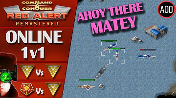 Command and Conquer Remastered: Red Alert (RA) - 1v1 Online Multiplayer Ranked Gameplay