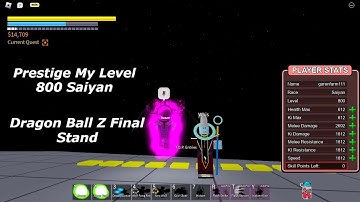 Prestige My Level 800 Saiyan | Dragon Ball Z Final Stand