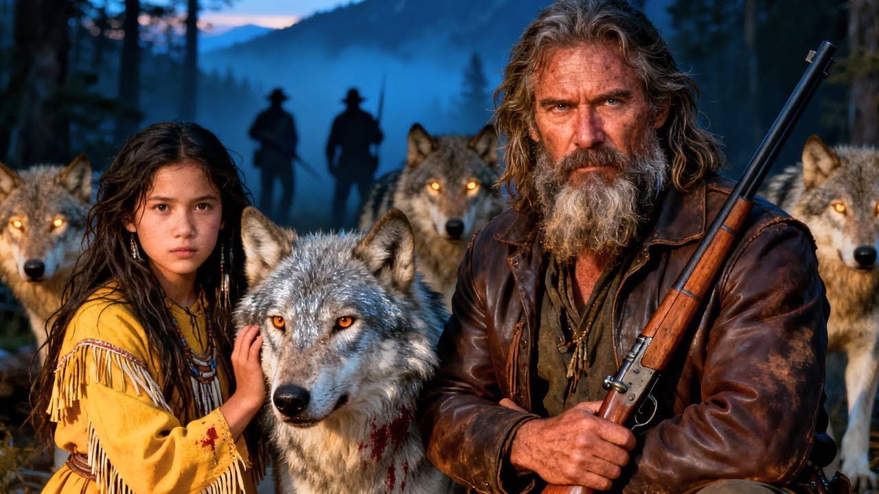 A Mountain Man Hid From The World — Until He Found An Apache Girl Raised By Wolves In The Peaks.