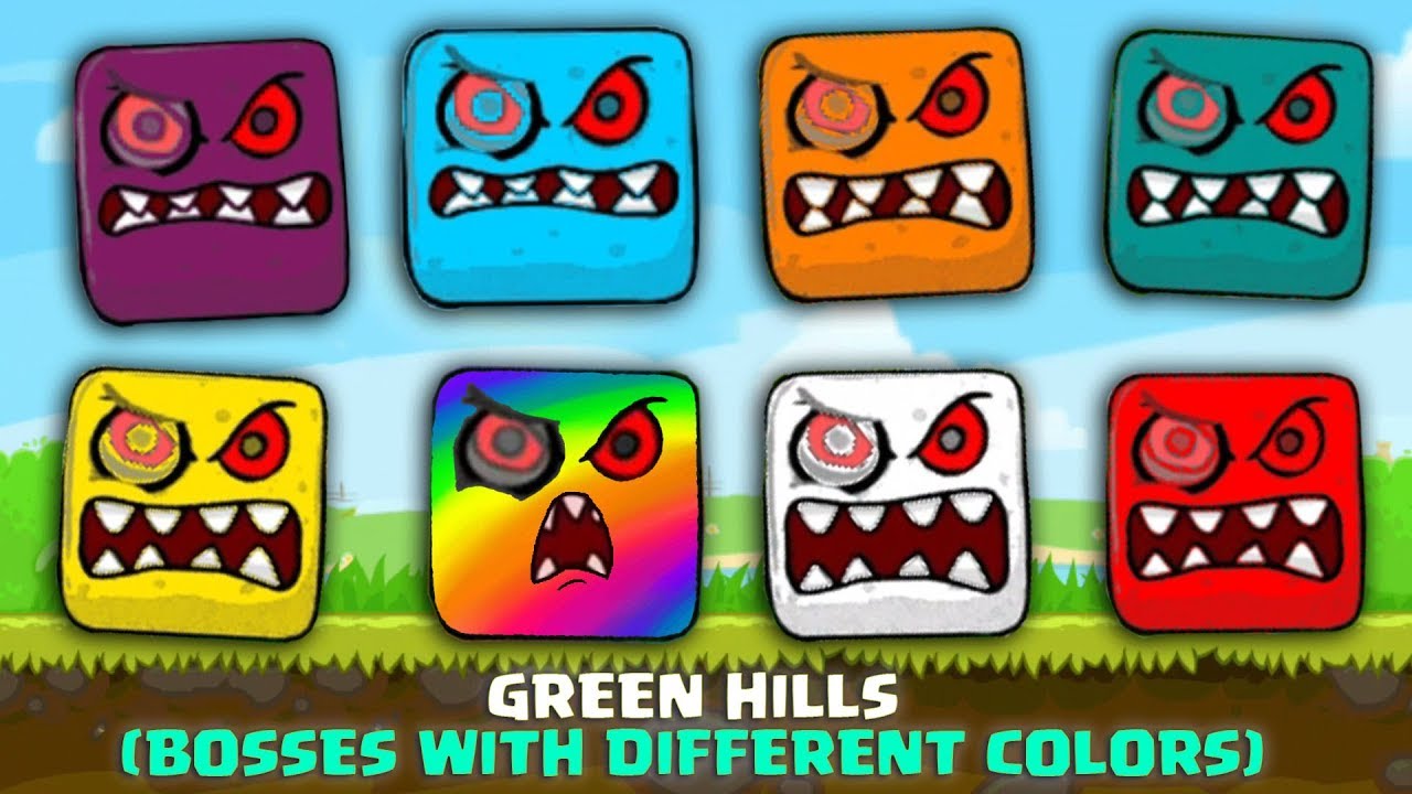 Download RED BALL 4 - "GREEN HILLS" ALL COLOR BOSSES Battle with ...