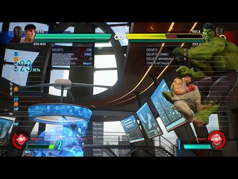 MVC Infinite: Ryu 6865 dmg vs Hulk