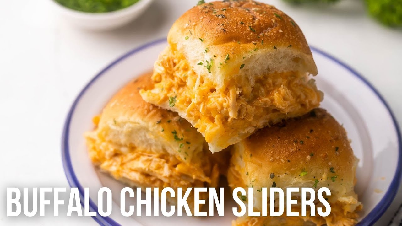 Buffalo Chicken Sliders l The Recipe Rebel - YouTube