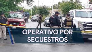 Catean dos viviendas por secuestros en Zuazua; rescatan a víctimas