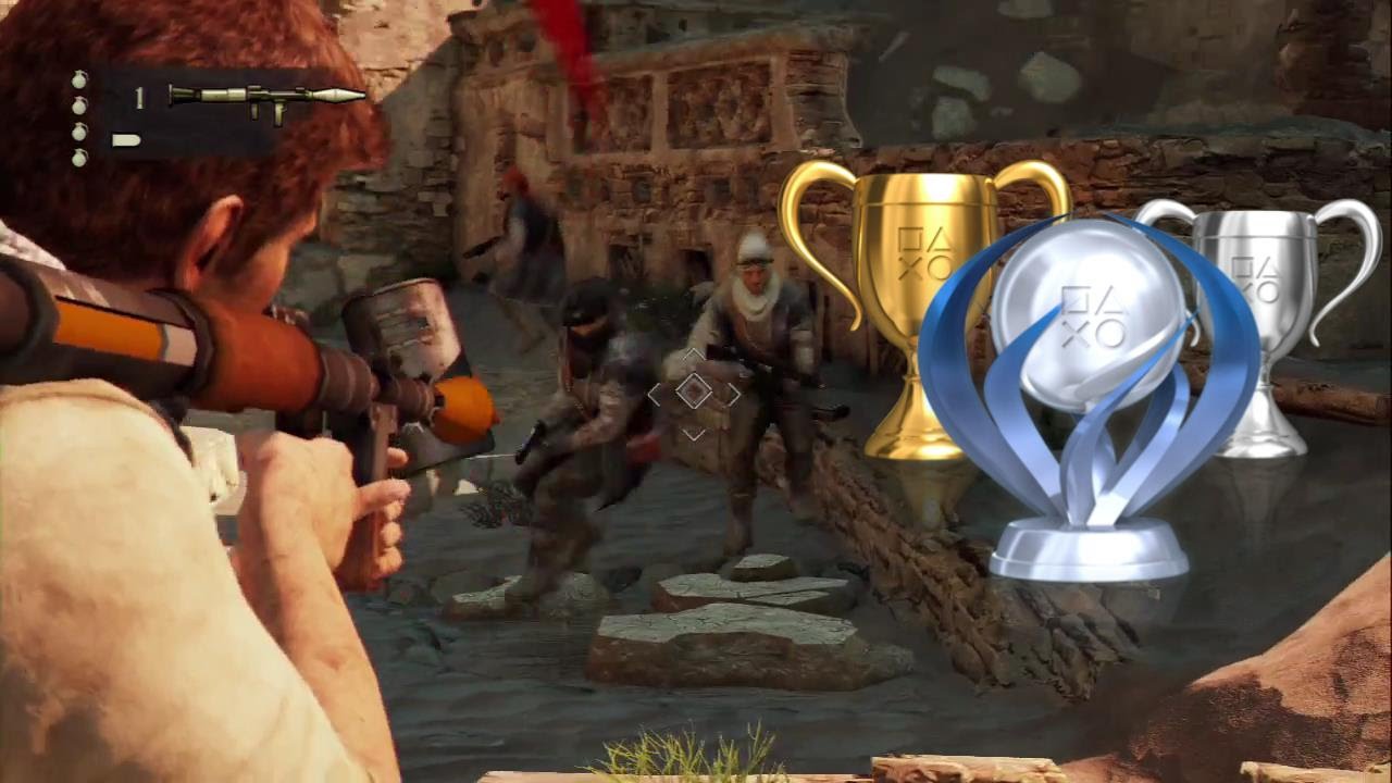 Uncharted 3 - 30 Kills RPG-7 Trophy Achievement