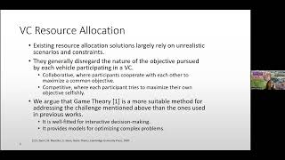 Exploring game theory for resource allocation in vehicular clouds