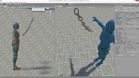 Physics chain in Unity 5.5 test