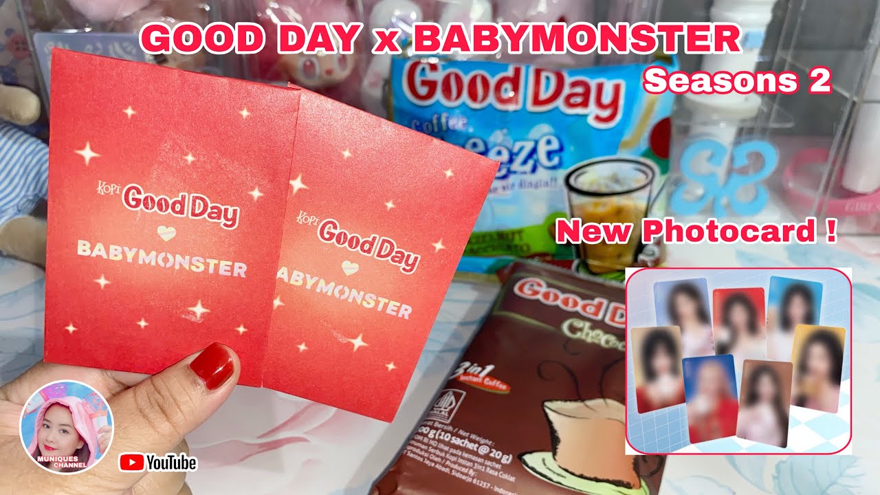 Good Day x BABYMONSTER New Photocard Indonesian K-pop Collab - YouTube