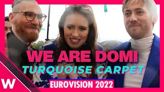 We Are Domi (Czech Republic) @ Eurovision 2022 Turquoise Carpet Opening Ceremony | Interview