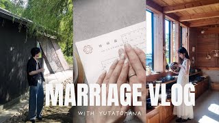 The day we submitted our marriage registration | Our anniversary vlog 💍