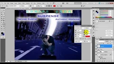 Photoshop Suspense movie poster part 2