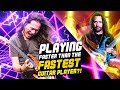 Can I Beat the FASTEST Guitar Player? Rusty Cooley vs Herman Li