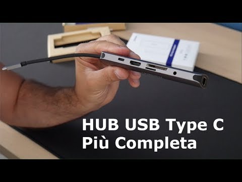 HUB USB Type C più Completa! Ideale per MacBook e Smartphone di ultima generazione