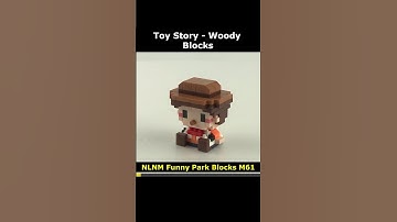 Toy Story Woody M61 Mini Blocks Preview #lego #brick #miniblock #nanoblock #block