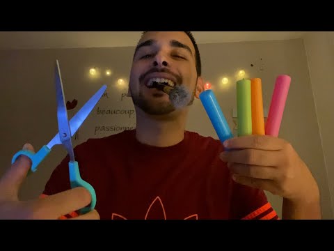 ASMR Getting you ready ! (Haircut , Makeup , Measuring) 🎉🎊