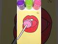 Lips &amp; Lollipop Sand Art 💋  #sandpainting #sandart #art