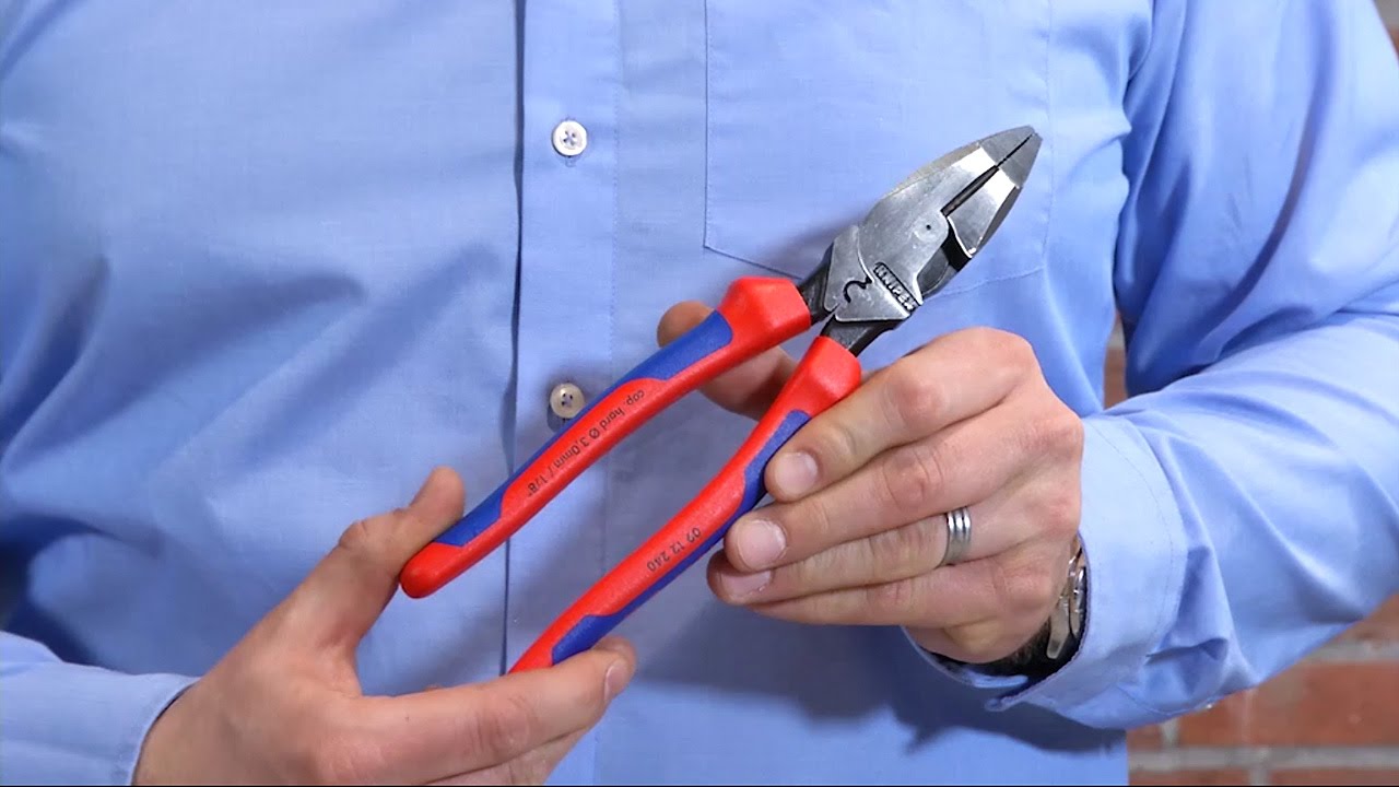 KNIPEX Lineman's Pliers - YouTube