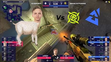 m0nesy новый G.O.A.T cs. G2 против NIP. Blast premier group final.