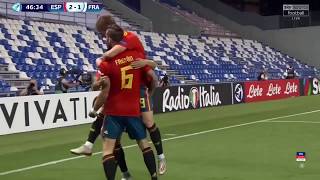 Spain U21 vs France U21 4-1 Highlights (Euro U21 Semi finals)